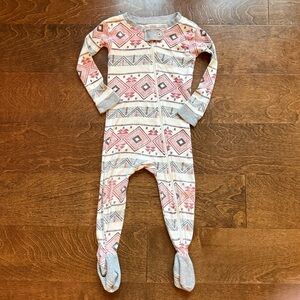 Burt's Bees Christmas Pajamas | Geometric - 12 Months